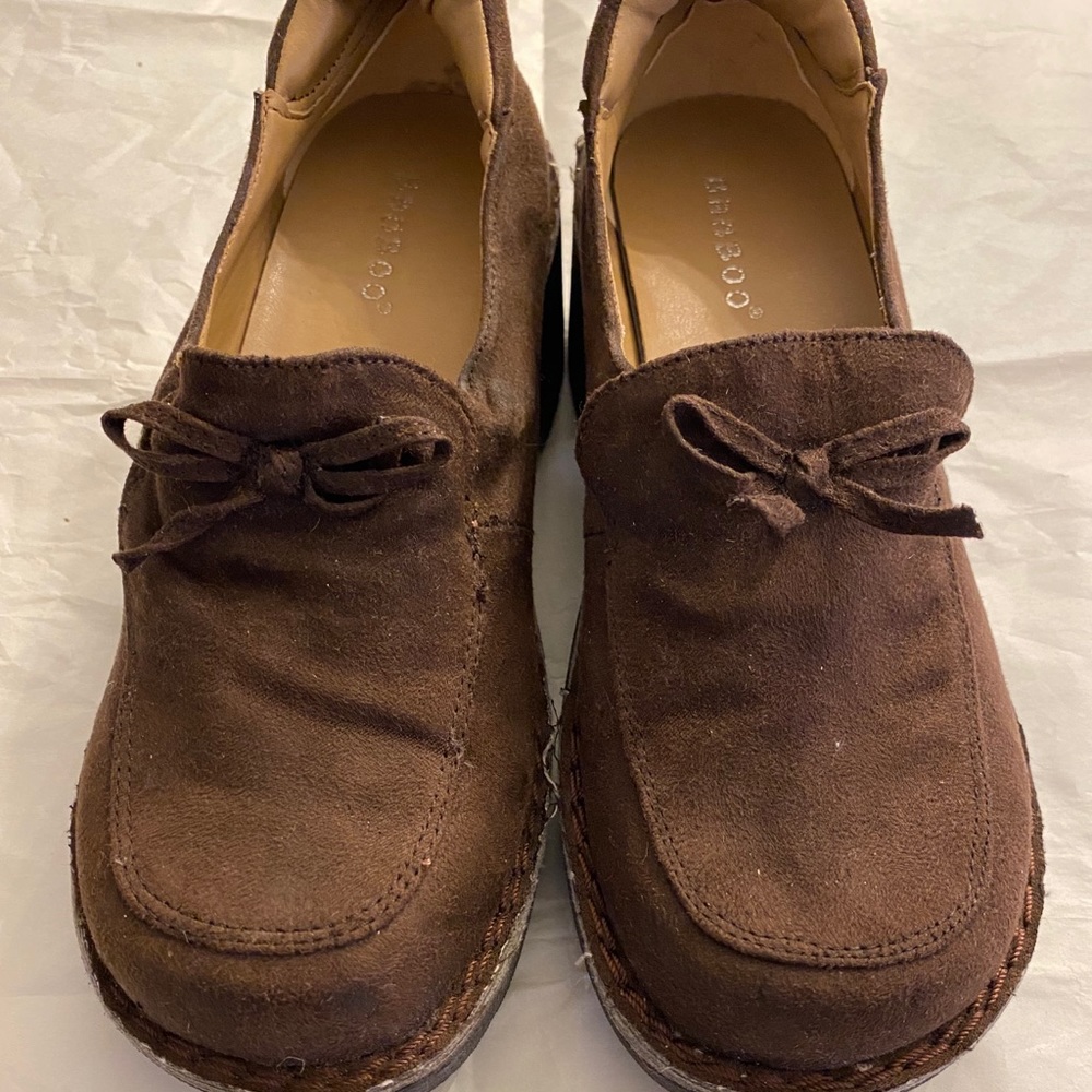 Bamboo Brown Slip On Clog